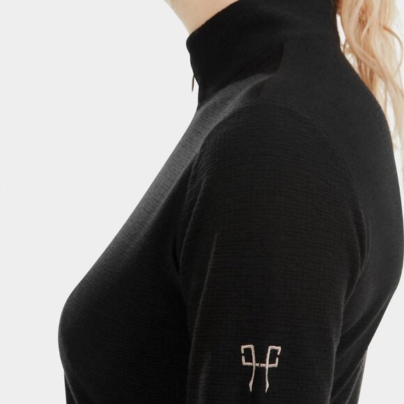 Horse Pilot Suntech Long Sleeve Sun Shirt Black Women's XS - Picture 3 of 9